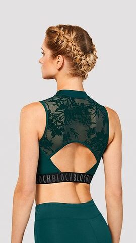 Zip Front Crop Top Serene